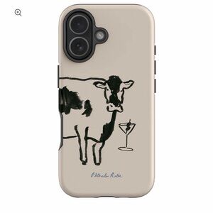 Mootini cow and martini iPhone 12 Pro phone case. In great condition.